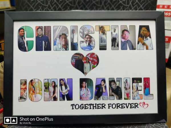 Couple Name Frame 12x8 Inch – Best Gift for couples - Image 4
