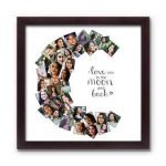 Moon Shape Photo Frame
