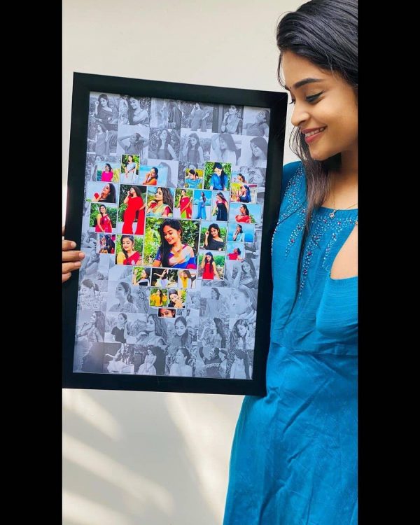 Heart Mosaic Photo Frame