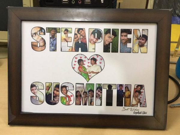 Couple Name Frame 12x8 Inch – Best Gift for couples - Image 2