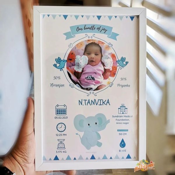 Customized Baby Collage Photo Frame