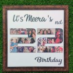 Customized Birthday Photo Frame 12*12 inch