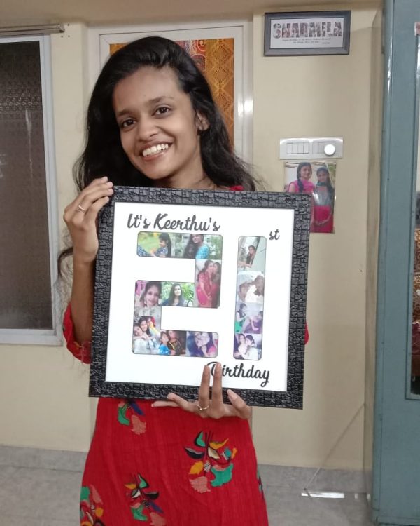 Customized Birthday Photo Frame 12*12 inch - Image 2
