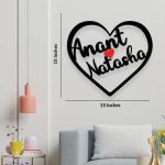 Personalized Name Hanging Frame for Couples