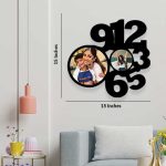 Personalized MDF Clock Hanging