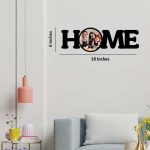 Customized HOME wall clock with photo