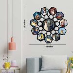 Personalized MDF Clock Hanging