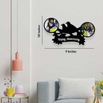 9*18 Inch Customized Together Forever with birds and 2 photos wall hanging Photo Frame