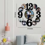 Personalized MDF Clock Hanging