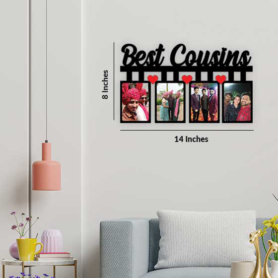 Best Cousin Wall Hanging Photo Frame