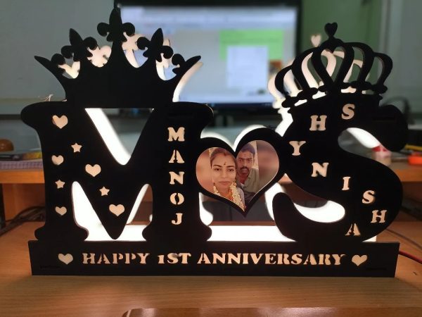 Customised initial cutout 12*18 inches