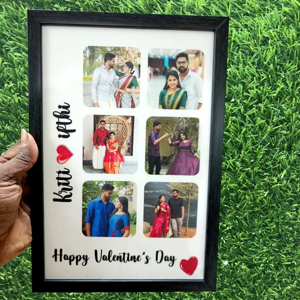 8*12 Inch Valentine Collage  Frame (half Inch Frame)