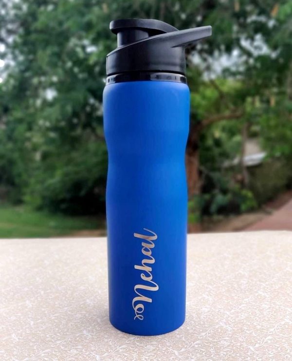 Engraved  Copper Bottle with Sipper - Image 2