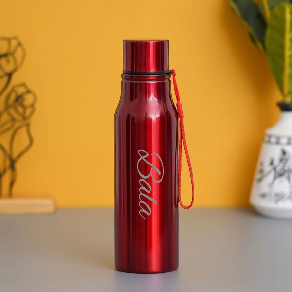 Engraved Premium Copper Bottle with Sipper - Image 3