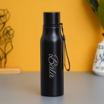 Engraved Premium Copper Bottle with Sipper