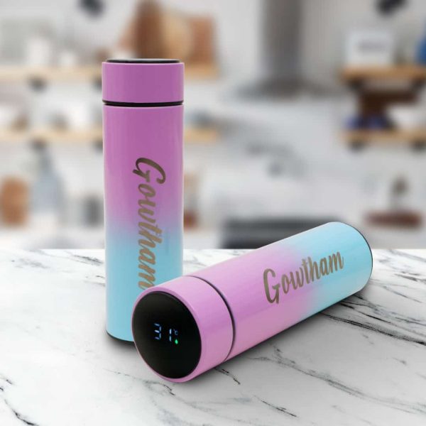 Temperature Smart Vacuum Insulated Thermos Water Bottle with LED Temperature Display - Image 3