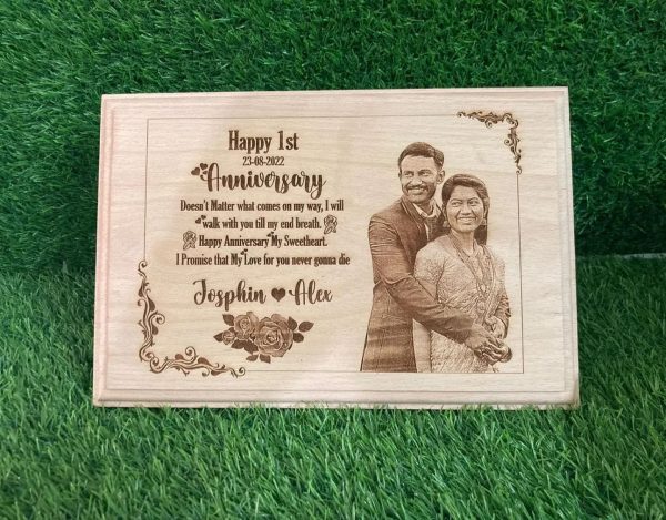Engraving Wooden Photo Frame - Image 2