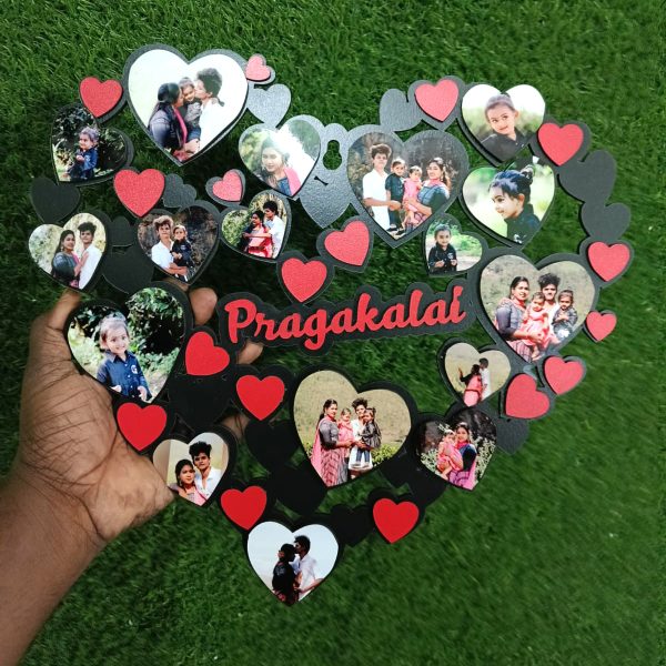 Customized Heart MDF Frame