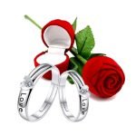 Couple Rings with Rose